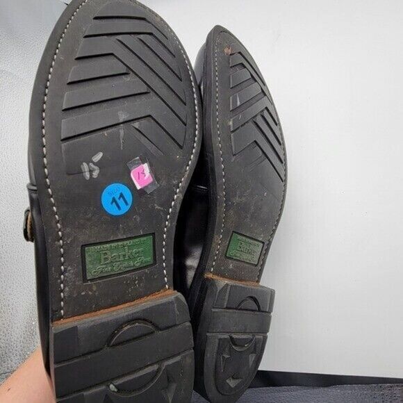 Barker Flex Mens Black Monk Strap Buckle Leather Dress Shoes 11.5 main image 4